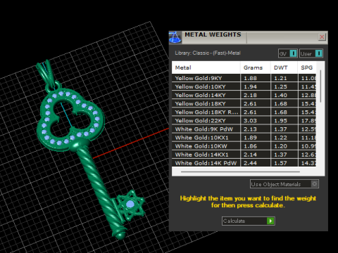 Ruby Royal Schlüsselanhänger 3D-druckbares Schmuckmodell 3D Druckmodell