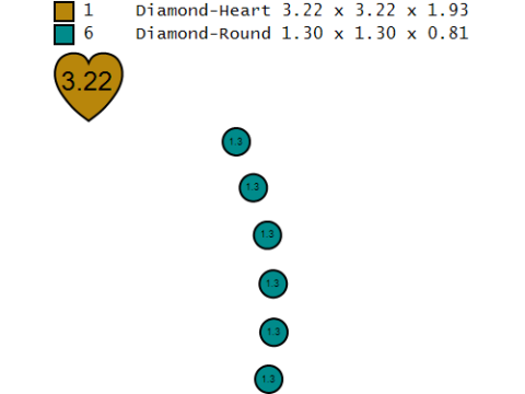Herz-Granate-Anhänger 3D-druckbares Schmuckmodell 3D Druckmodell