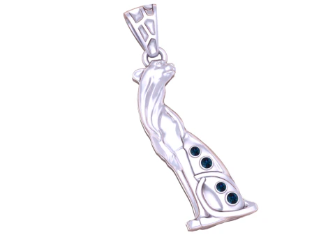 Elegant Leopard Pendant 3D Printable Jewelry Model 3D Print Model