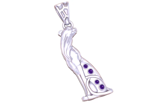 Elegant Leopard Pendant 3D Printable Jewelry Model 3D Print Model