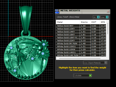 Wunderlicher Feengarten-M&uuml;nzenanh&auml;nger, 3D-druckbares Modell 3D Druckmodell