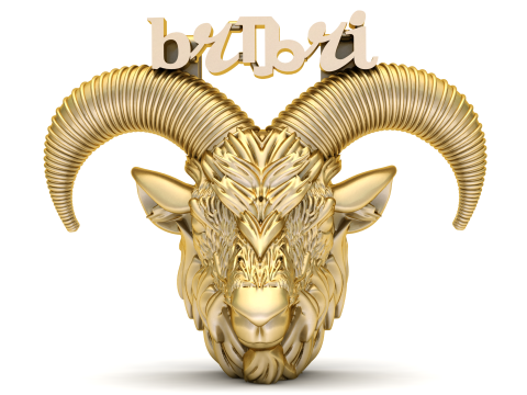 白羊座生肖羊吊坠 3D 打印模型