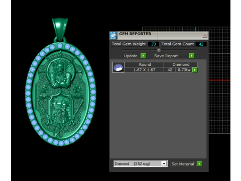 Mystic Sigils Guardian Totems Fantasy Pendant Collection 3D Printable STL 3D Print Model