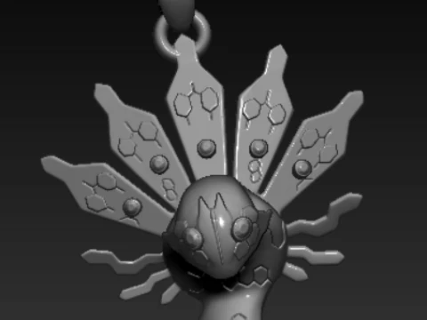 Cosmic Cuties Future Symbols Sci-Fi Pendant Collection 3D Printable STL 3D Print Model