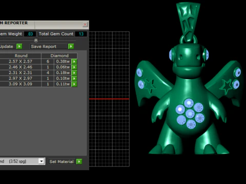 Fantasy Character Symbol Pendant Collection 3D Printable Jewelry Set 3D Print Model
