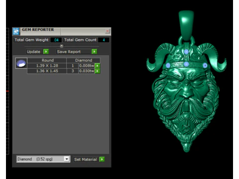 Fantasy Character Symbol Pendant Collection 3D Printable Jewelry Set 3D Print Model