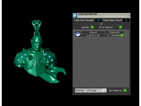 Luxury Fantasy Warrior Ornamental Pendant Collection High-Detail 3D Printable Jewelry 3D Print Model