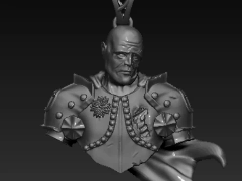 Luxury Fantasy Warrior Ornamental Pendant Collection High-Detail 3D Printable Jewelry 3D Print Model