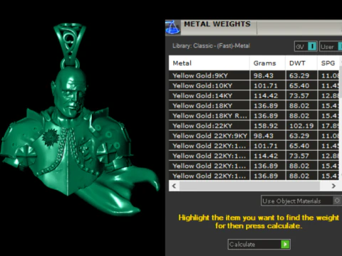 Luxury Fantasy Warrior Ornamental Pendant Collection High-Detail 3D Printable Jewelry 3D Print Model
