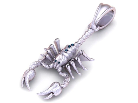 Imperial Scorpion Pendant 3D Printable Jewelry 3D Print Model
