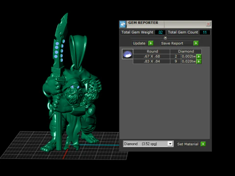 Guardian Blade Warrior Pendant 3D Printable Jewelry 3D Print Model