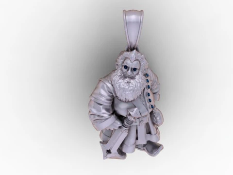 Elder Guardian Pendant 3D Printable Jewelry 3D Print Model