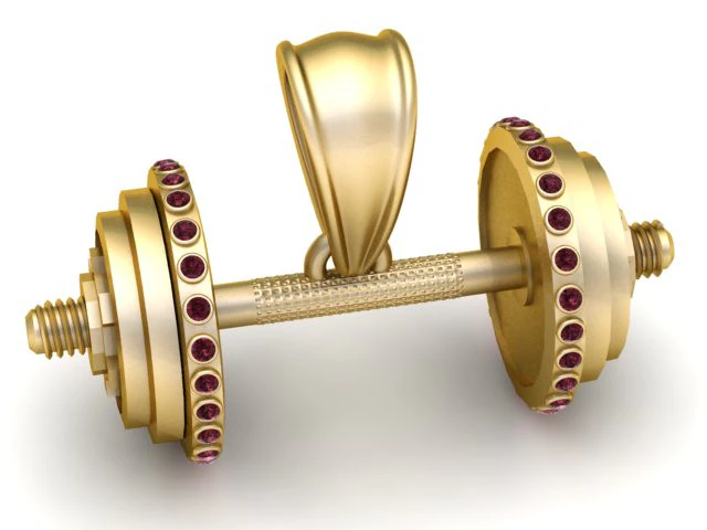 Royal Power Pendant 3D Printable Jewelry 3D Print Model .c4d .max .obj .3ds .fbx .stl .blend 