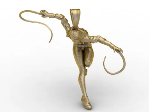 Aerial Grace Acrobat Kolye 3D Yazdırılabilir Takı 3D Baskı Modeli