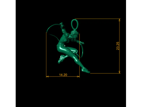 Joias para impress&atilde;o em 3D com pingente Aerial Grace Acrobat Modelo de Impressão 3D