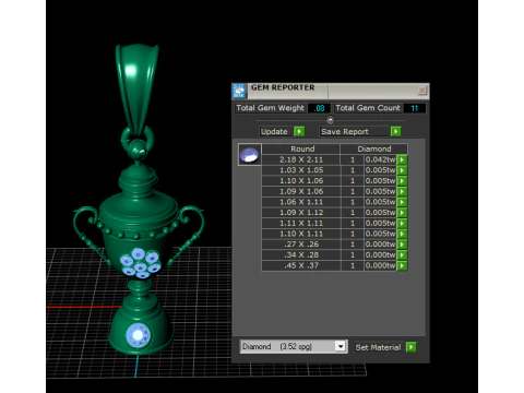 Victors Chalice Pendant 3D Printable Jewelry 3D Print Model