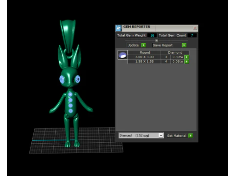 Luna Bunny Pendant 3D Printable Jewelry 3D Print Model