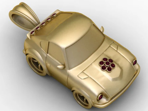 Urban Ride Car Pendant 3D Printable Jewelry 3D Print Model