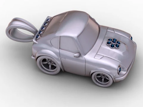 Urban Ride Car Pendant 3D Printable Jewelry 3D Print Model