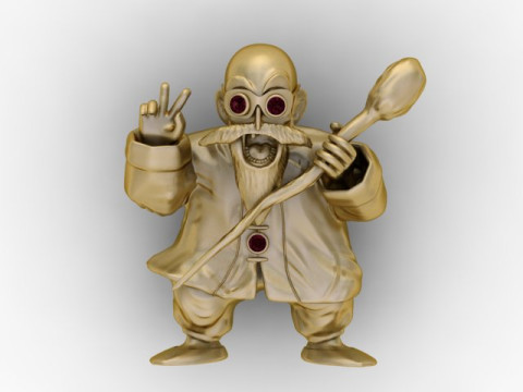 Wise Master ペンダント 3D 印刷可能ジュエリー 3Dプリントモデル