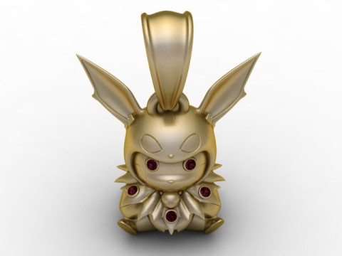 Pendentif Shadow Fox Sprite Bijoux imprimables en 3D Modèles 3D en vedette