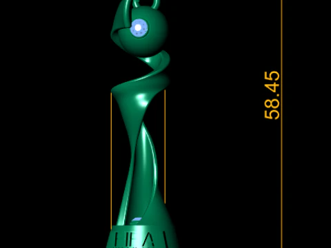 FIFA Womens World Cup Trophy Pendant 3D Printable Jewelry 3D Print Model