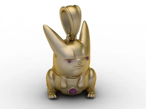 Кулон Chubby Bunny Guardian, украшения для 3D-печати 3D Принт Модель