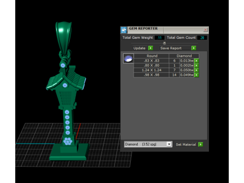 L&aacute;mpara colgante Zen Guardian Joyer&iacute;a imprimible en 3D Modelo de impresión 3D
