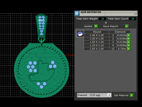 Never Live a Borrowed Benchy Luxury Nautical Emblem Pendant 3D Print Model