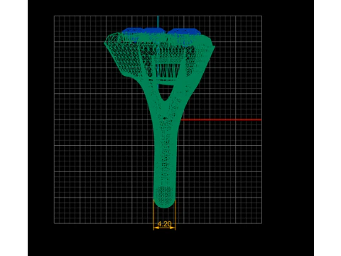 Emerald Heart Cascade Ring Luxury Gold Ring with Green Heart Gemstones 3D Print Model
