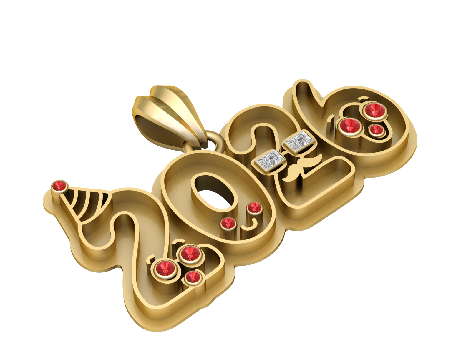 2026 Custom Name Pendant 3D Print Model .c4d .max .obj .3ds .fbx .stl .blend 