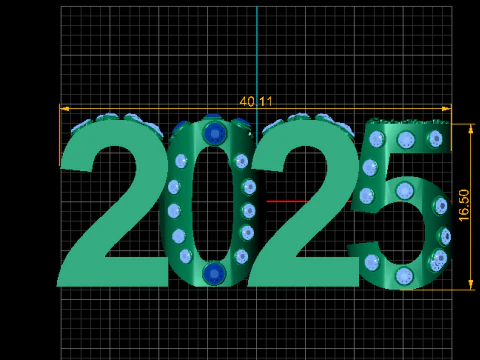 2026 Luxury Number Pendant 3D Print Model