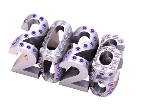 2026 Luxury Number Pendant 3D Print Model