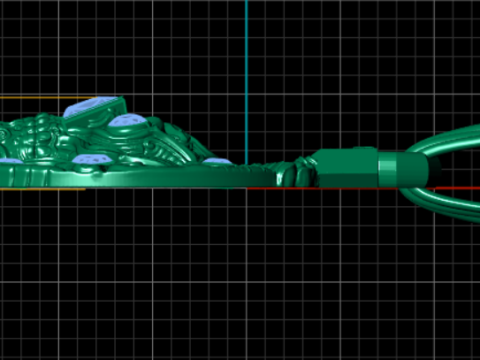 Royal Medallion Pendan 3D Print Model