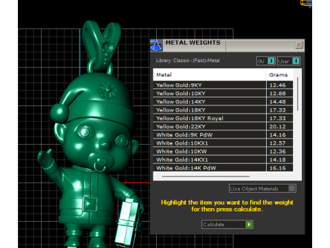 Cute Baby Charm Pendant 3D Print Model