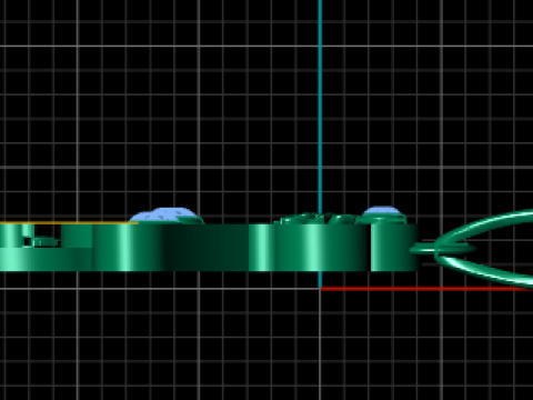 Cute Bunny Face Pendant 3D Print Model