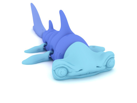 Urocza kresk&oacute;wka krokodyl zabawka 3D figurka do druku do odlewania zabawek Model do druku 3D