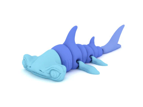 Cute Cartoon Crocodile Toy 3D Printable Figurine for Toys Decor Casting 3D Print Model