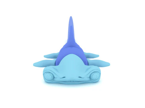 Cute Cartoon Crocodile Toy 3D Printable Figurine for Toys Decor Casting 3D Print Model