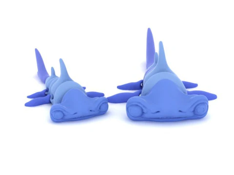 Cute Cartoon Crocodile Toy 3D Printable Figurine for Toys Decor Casting 3D Print Model