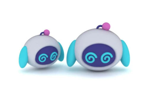 Cute 3D Printable Toy Robot Model 3D Print Model
