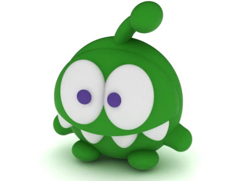 3D Printable Cute Green Alien Toy Model 3D Print Model
