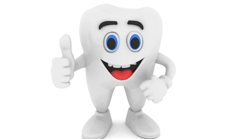 3D Printable Smiling Tooth Character Model 3D Print Model .c4d .max .obj .3ds .fbx .stl .blend 