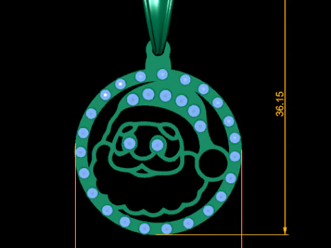 Elegant Rose Halo Pendant Luxury 3D Printable Jewelry Design 3D Model