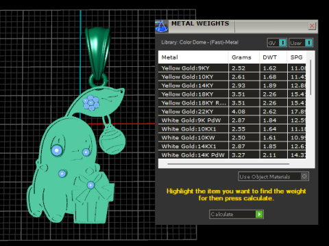 Symbolic Dual Chamber Pendant Luxury 3D Printable Jewelry Design 3D Model