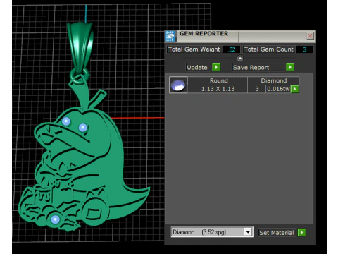 Crescent Embrace Symbol Pendant Luxury 3D Printable Jewelry Design 3D Model