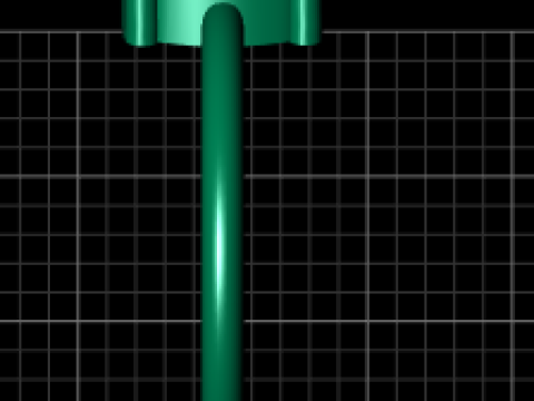 Minimalist Round Solitaire Ring 3D Print Model