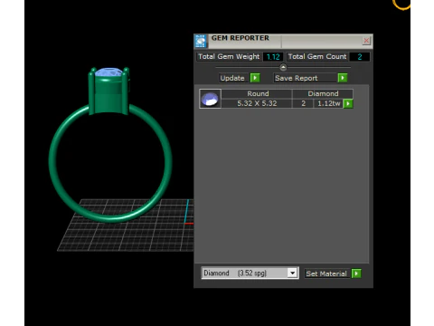 Минималистское круглое кольцо-пасьянс 3D Принт Модель