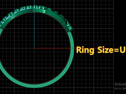 Infinity Heart Diamond Ring 3D Printable Jewelry CAD Model 3D Print Model