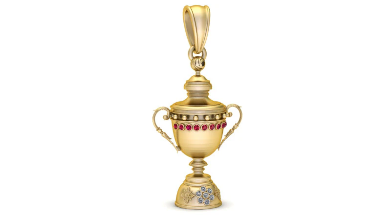 Colgante de la Copa del Trofeo Real Modelo de impresión 3D .c4d .max .obj .3ds .fbx .stl .blend 
